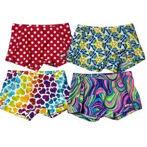 Crazy Pants Cheer Dance Spandex Shorts Youth Small